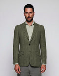 Chaqueta Principe De Gales Verde
