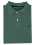 Polo Pique Manga Corta Verde Oscuro