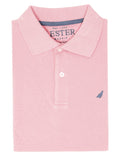 Polo Pique Manga Corta Rosa