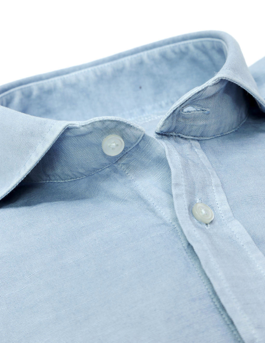 Camisa Lino Algodón Lavada Azul Medio (118546_2.jpg)
