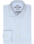 Camisa Sport Lavada Raya Fina Bicolor Azul/Verde