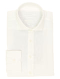 Camisa Lino Lisa Lavada Blanco