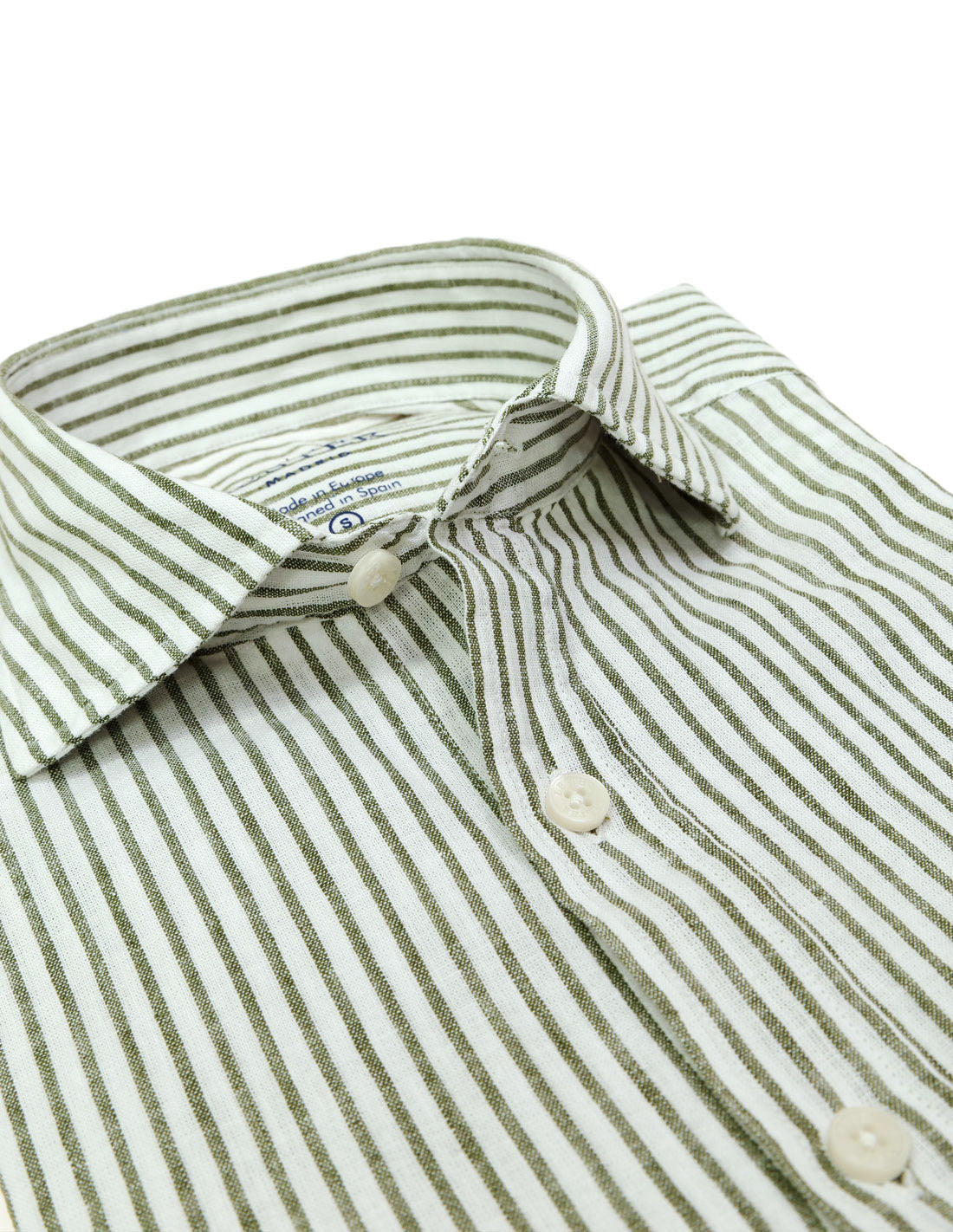Camisa Sport Lino Algodón Raya Ancha Kaki (118590_5.jpg)