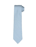 Corbata Cadena Herradura Azul/Azul