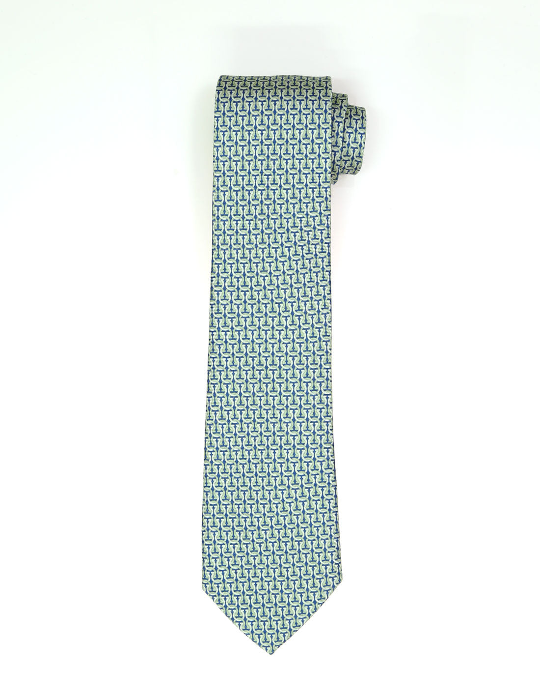 Corbata Cadena Herradura Azul/Verde (118637_1.jpg)
