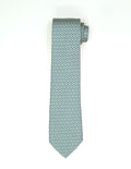 Corbata Cadena Herradura Azul/Verde