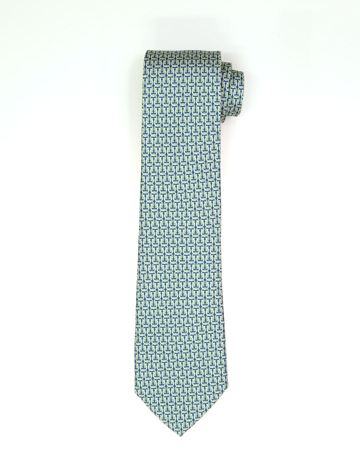 Corbata Cadena Herradura Azul/Verde (118637_1.jpg)