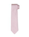 Corbata Cadena Herradura Rosa/Gris