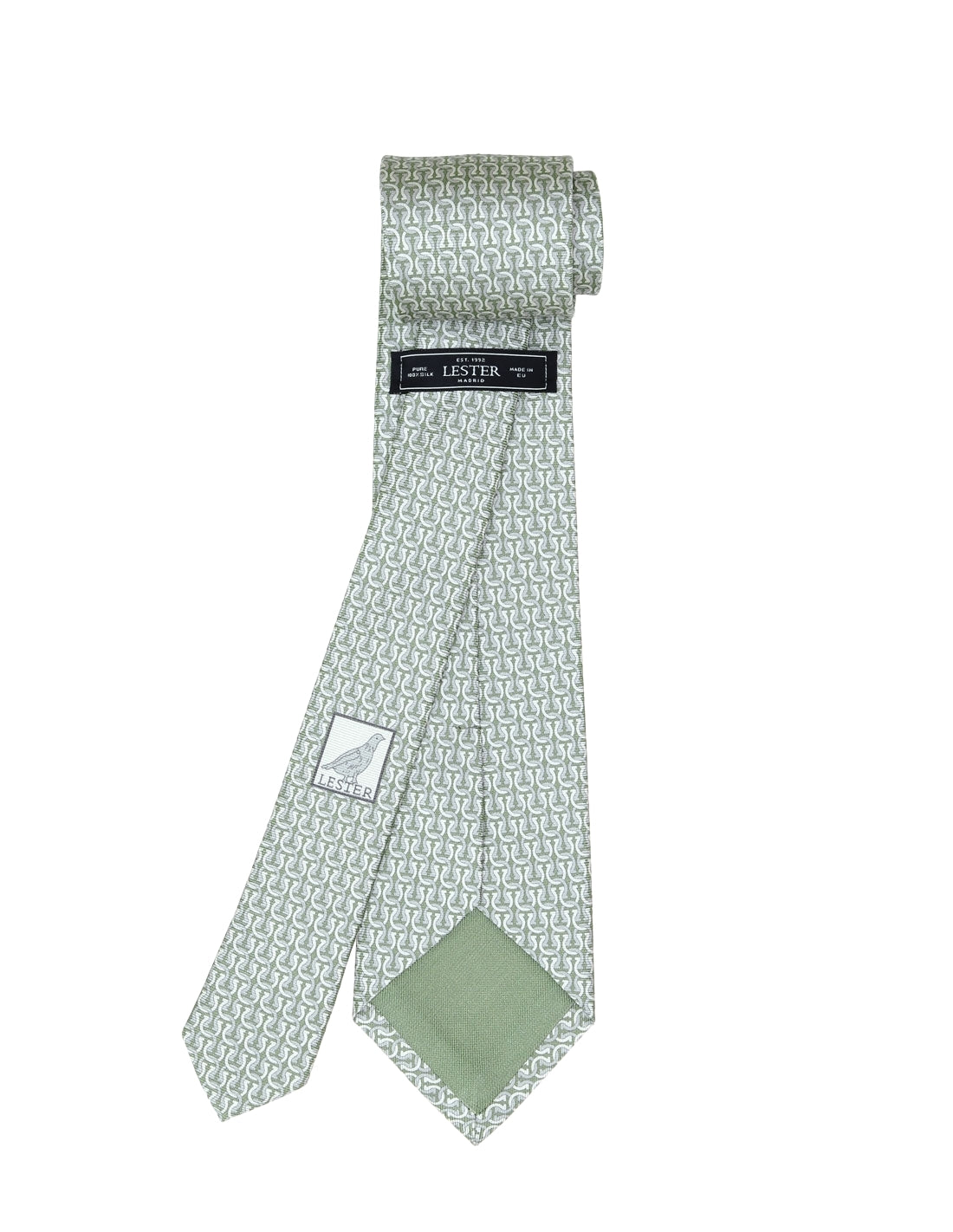 Corbata Cadena Herradura Verde/Gris (118641_2.jpg)