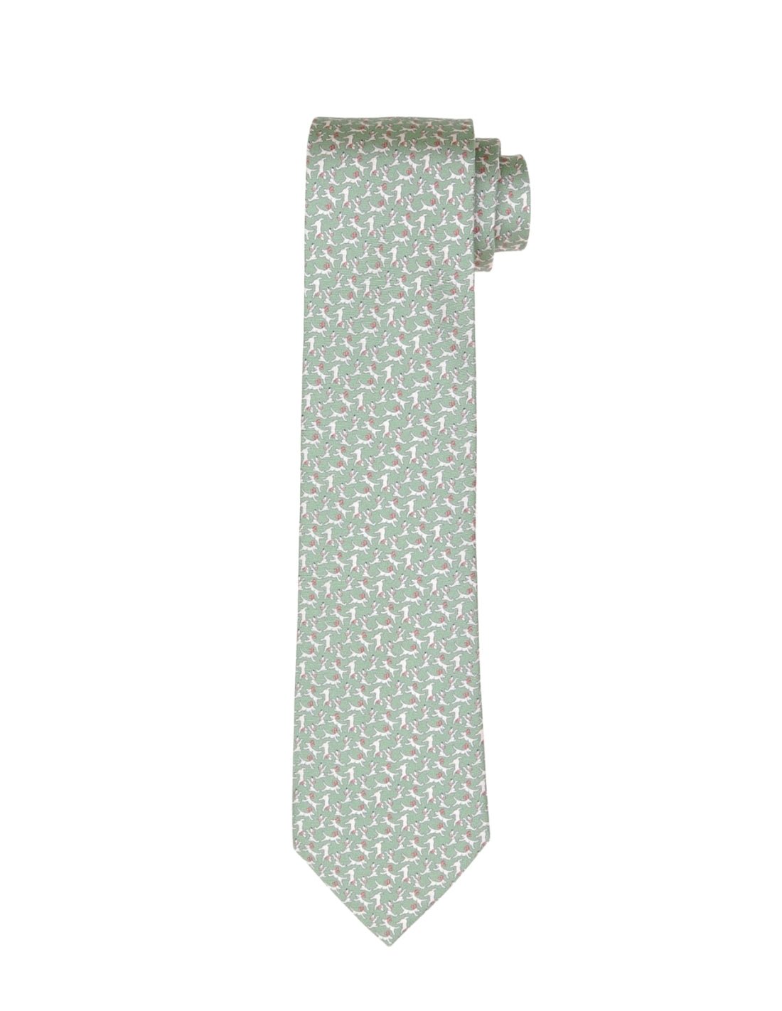Corbata Perritos Verde/Blanco (118647_1.jpg)