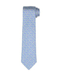 Corbata Tortuga Con Globo Azul/Verde
