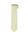 Corbata Caracoles Amarillo/Gris