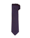 Corbata Margaritas Azul/Rojo