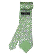 Corbata teckel Verde/azul