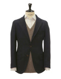 Chaqueta Tweed Lana Azul