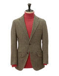 Chaqueta Tweed Lana Marrón