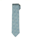 Corbata Hojas Verde/Beige