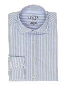 Camisa sport popelin raya media Azul