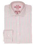 Camisa Sport Oxford Raya Ancha Burdeos