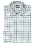 Camisa Sport Oxford Cuadro Bicolor Azul/Verde