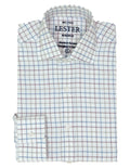 Camisa Sport Viela Cuadro Medio Azul/Berenjena