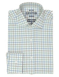 Camisa Sport Viela Cuadro Medio Azul/Verde