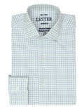 Camisa Sport Viela Cuadro Pequeño Azul/Verde