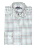 Camisa Sport Viela Cuadro Pequeño Azul/Burdeos