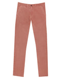 Pantalón Chino Sarga Lavado Rojo