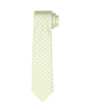 Corbata Palmeras Amarillo/Azul