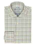 Camisa sport viela cuadro medio Azul/beige
