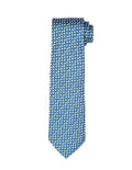 Corbata Peras Azul/Verde