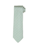 Corbata Peras Verde/Gris