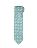 Corbata Teckel Verde/Gris