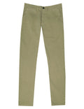Pantalón Chino Satén Lavado Verde Claro
