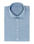 Camisa Sarga Tintada Azul Claro