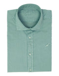 Camisa Sarga Tintada Verde Claro