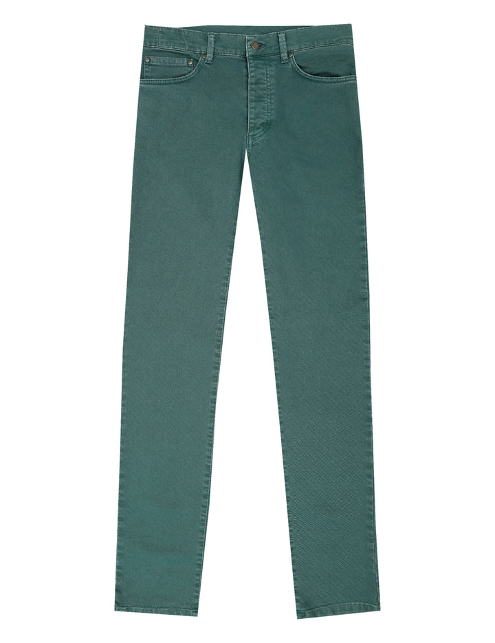 Pantalón 5 bolsillos sarga Turquesa