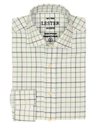 Camisa sport viela cuadro grande Azul/verde