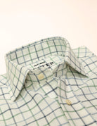 Camisa sport viela cuadro grande Azul/verde