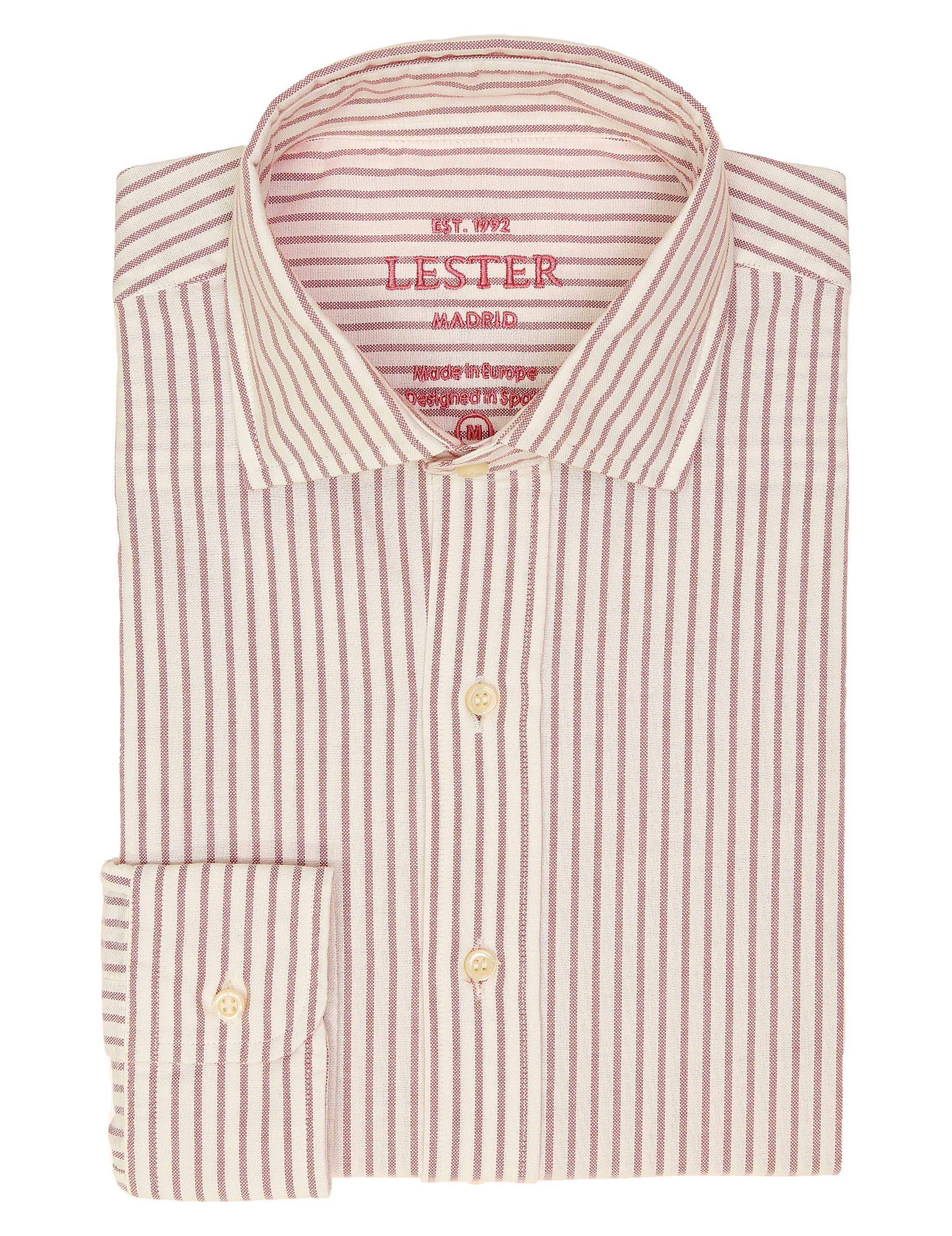 Camisa sport oxford  raya fina Rosa