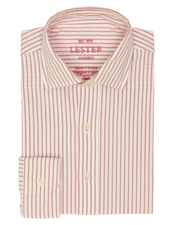 Camisa sport oxford  raya fina Rosa