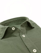 Camisa micropana tintada Kaki
