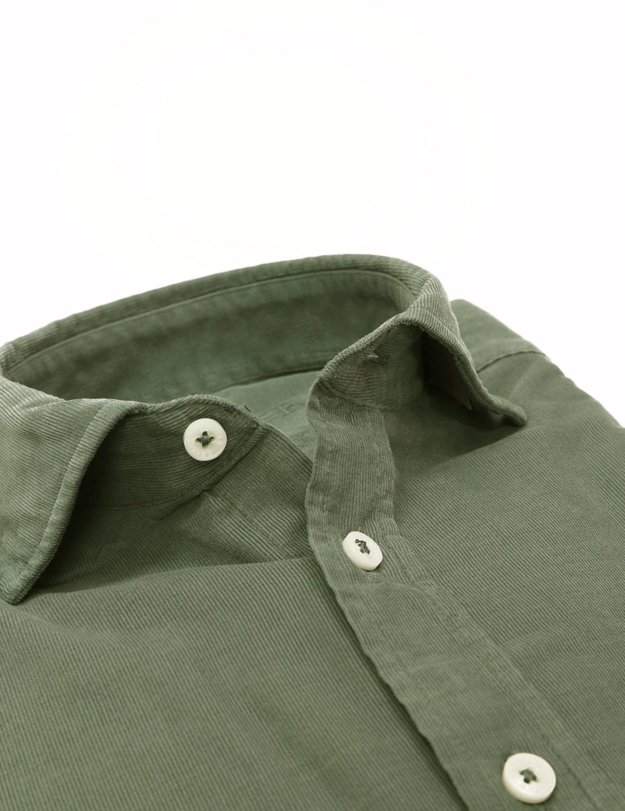 Camisa micropana tintada Kaki