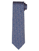 Corbata cerezas Azul/rosa