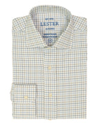Camisa sport viela cuadro pequeño Azul/azul claro