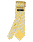 Corbata teckel Amarillo/azul
