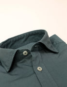 Camisa sarga tintada Azul medio