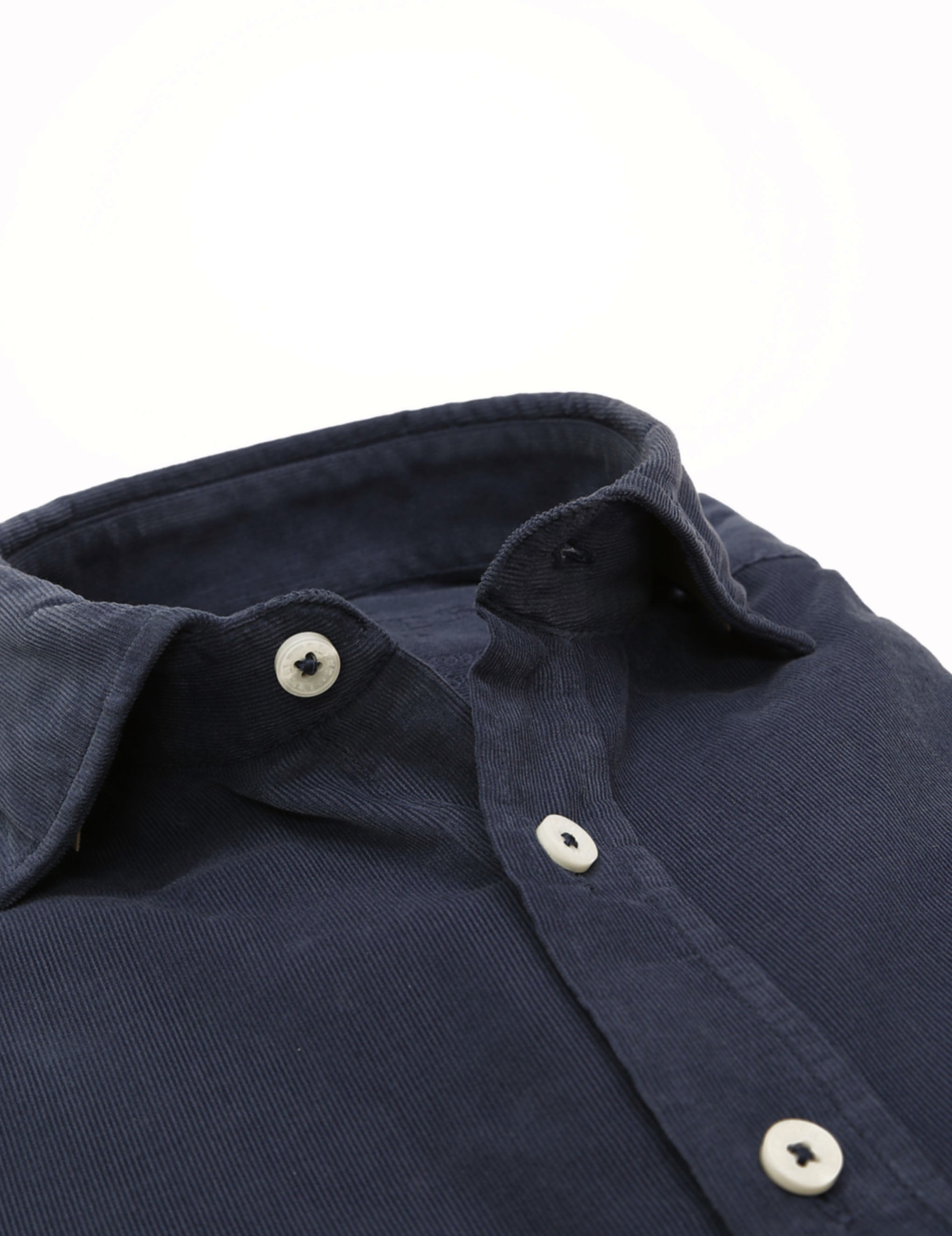 Camisa micropana tintada Azul medio
