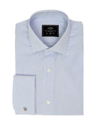 Camisa vestir raya ancha Azul